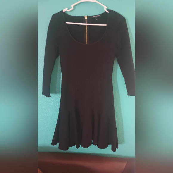 Juicy Couture black scoop neck long sleeve dress - Picture 9 of 9